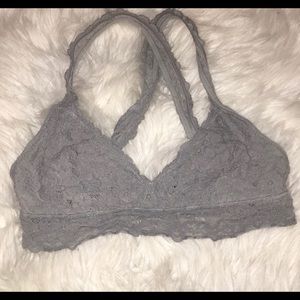 Gray bralette